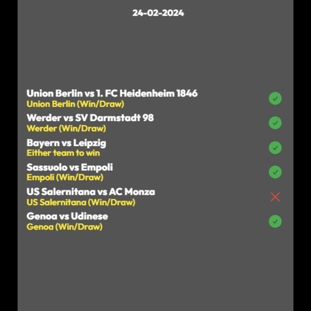 24-02-2024 outcome